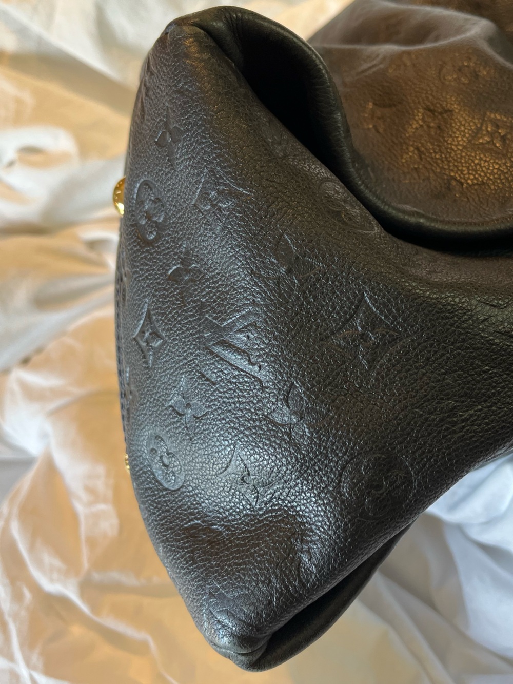 Louis Vuitton Artsy MM Empreinte Infini Leather Shoulder Bag Authentic - Picture 7 of 15